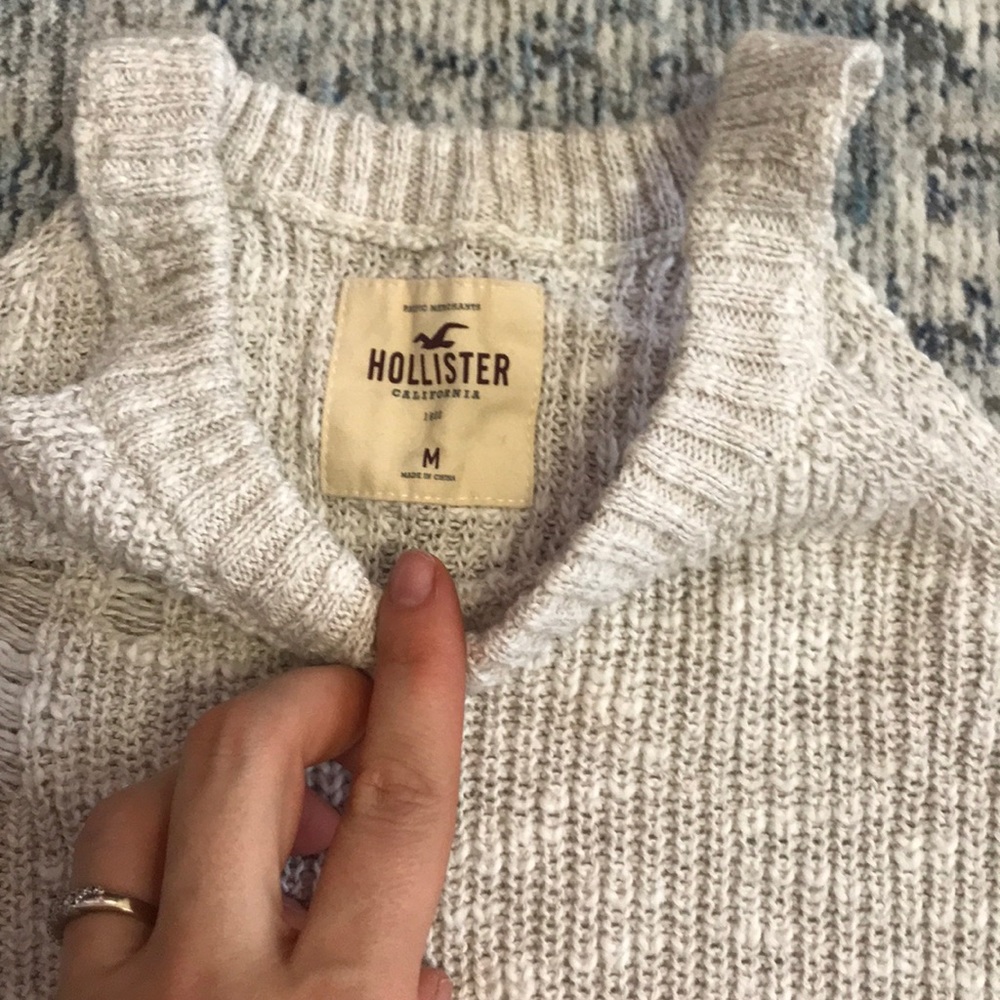 Beautiful ripped hollister sweater